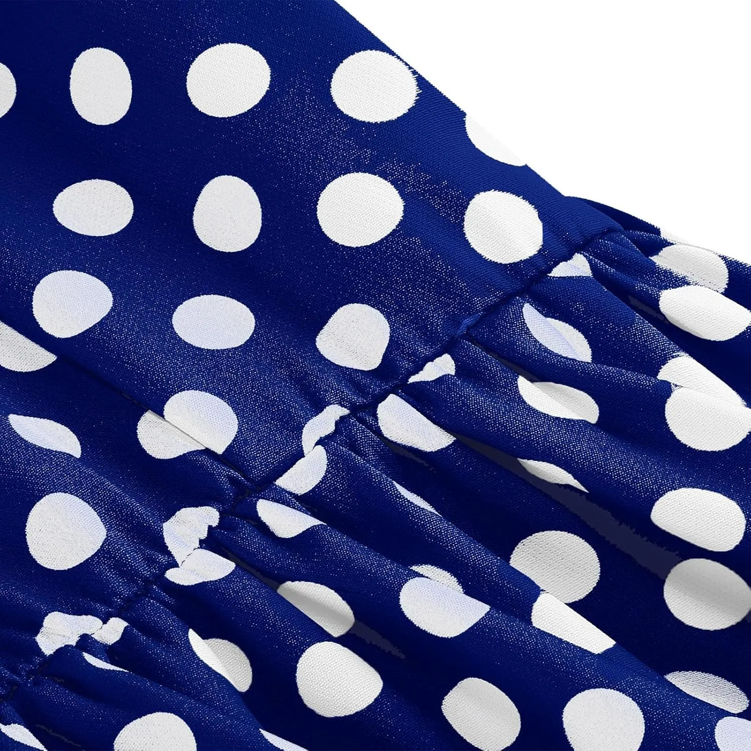 1950s Dress for Women Vintage Elegant Cap Sleeve Polka Dot Cocktail Party Dresses Rockabilly Homecoming Swing Dress