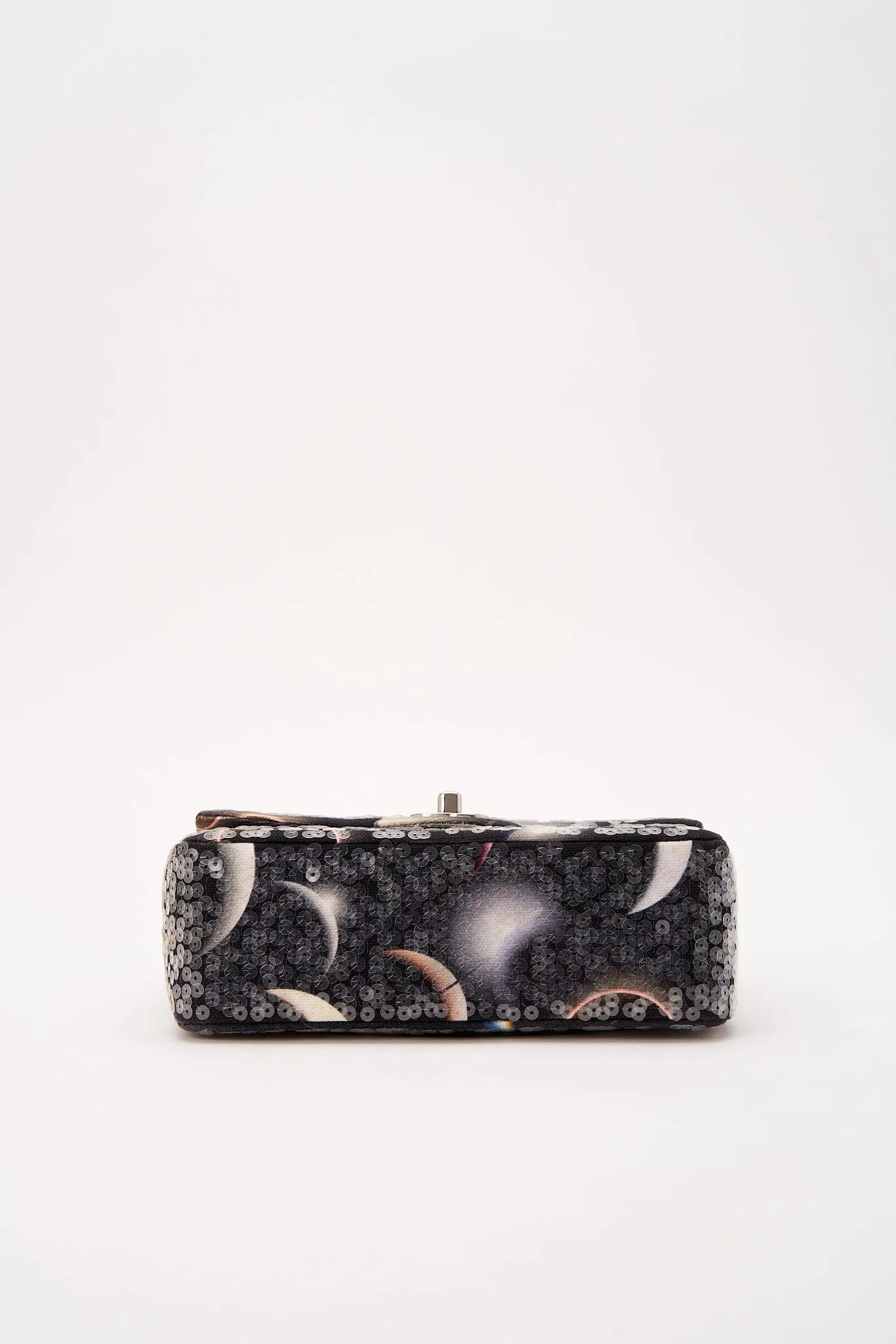2017 Chanel Canvas And Sequin Space Flap Bag