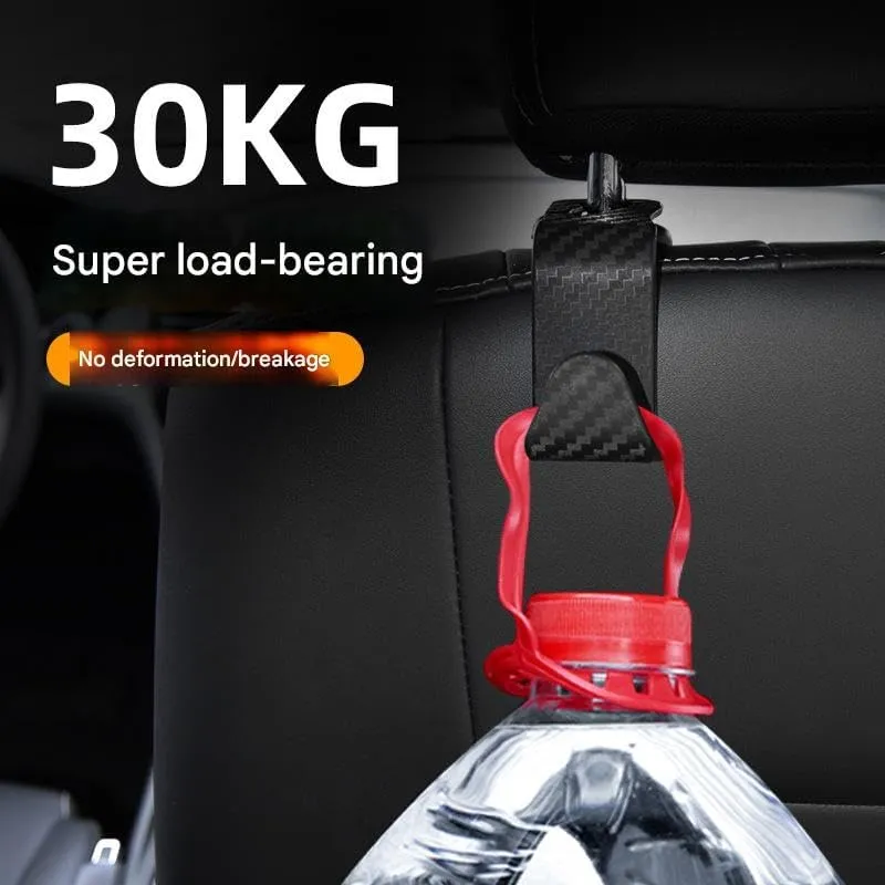 4 Pack Car Back Seat Headrest Hooks for Toyota Tundra 2007-2021, Bling Rhinestones Crystal Hooks for Purse Coats Umbrellas Grocery Bags Handbag Car Decorations,F
