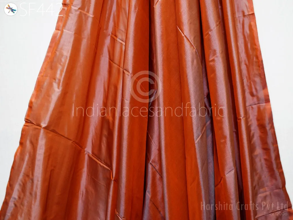 60gsm Iridescent Indian Silk Fabric by the yard Pure Mulberry Silk Scarf Costume Apparel Wedding Evening Dresses Lamp Shades Wall Covering