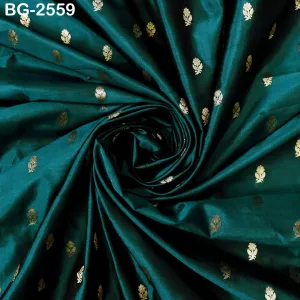 70gsm Pure Mysore Silk Fabric by The Yard Brocade Zari Indian Wedding Dress Brides Mother Knee Length Coat Theatrical Historic Costumes Sew