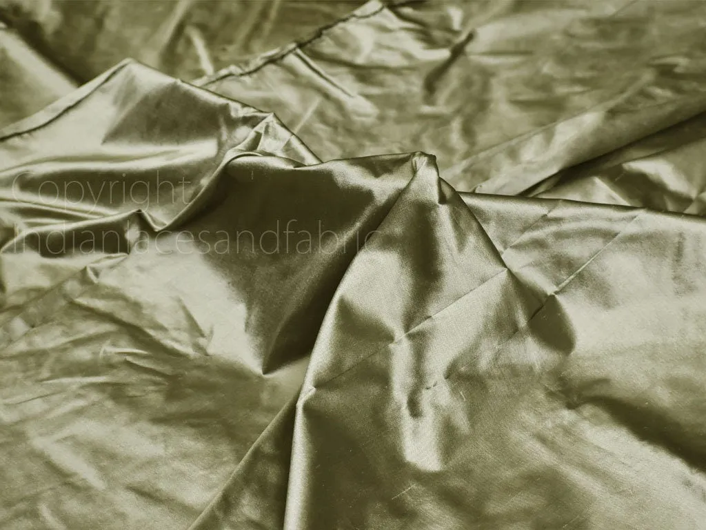 80 gsm Iridescent Gold Grey Indian Pure Silk Fabric by the yard Soft Silk Curtains Scarf Costume Apparels Wedding Evening Dresses Dolls