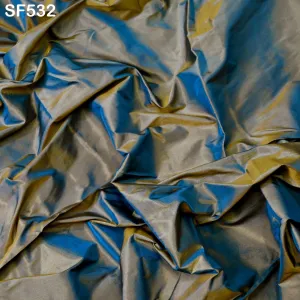80 gsm Iridescent Indian Pure Silk Fabric by the yard Light Weight Soft Silk Curtains Scarf Costume Apparel Wedding Evening Dresses Dolls