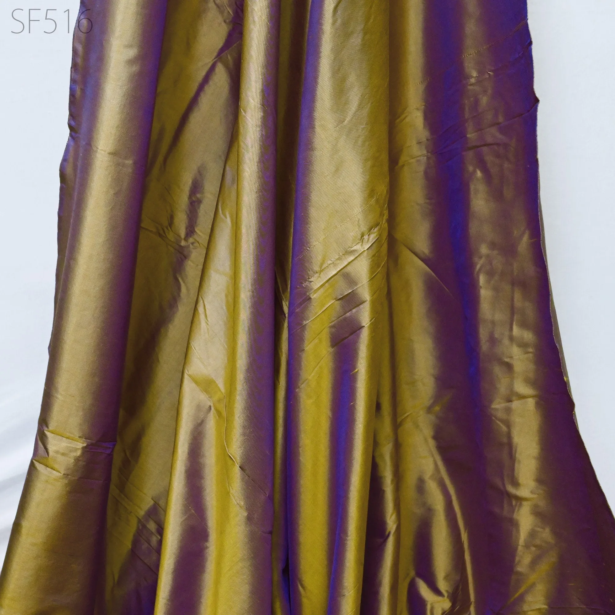 80 gsm Iridescent Indian Pure Silk Fabric by the yard Light Weight Soft Silk Curtains Scarf Costume Apparel Wedding Evening Dresses Dolls