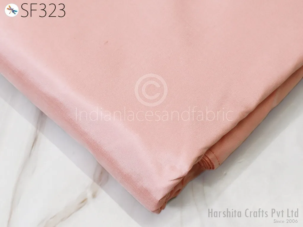 80 gsm Salmon Pink Indian Pure Silk Fabric by the yard Mulberry Silk Home decor Curtains Scarf Costume Apparel Wedding Evening Dresses Dolls