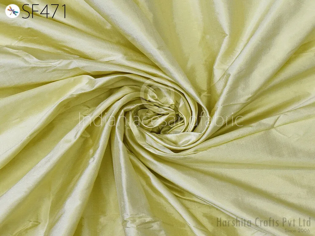 80gsm Cornsilk White Soft Pure Plain Silk Fabric by the yard Indian Wedding Dress Bridesmaids Costumes Party Dress Pillows Cushions Drapery