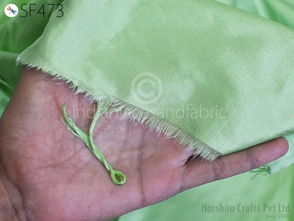 80gsm Indian Mulberry Silk Fabric by the yard Mint Silk Scarf Home Decor Curtain Costumes Apparel Wedding Dress Pillowcase Sewing Crafting