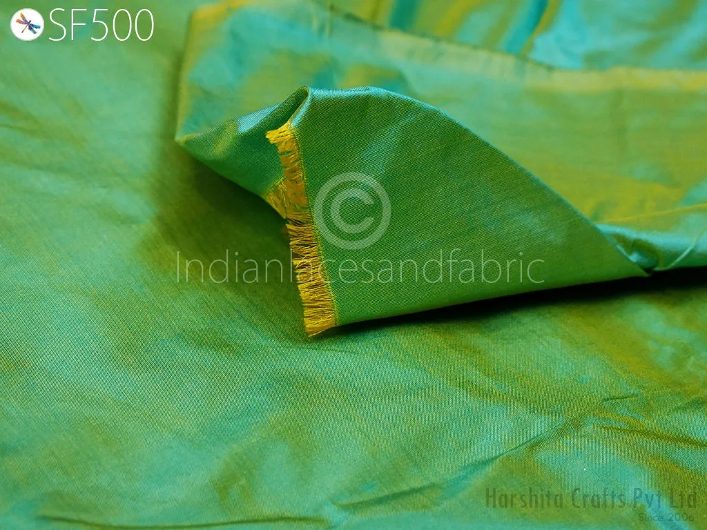 80gsm Iridescent Indian Pure Silk Fabric by the yard Mulberry Silk Home decor Curtains Scarf Costume Apparel Wedding Evening Dresses Dolls