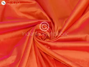 80gsm Iridescent Indian Silk Fabric by the yard Pure Mulberry Silk Scarf Costume Apparel Wedding Evening Dresses Lamp Shades Wall Covering