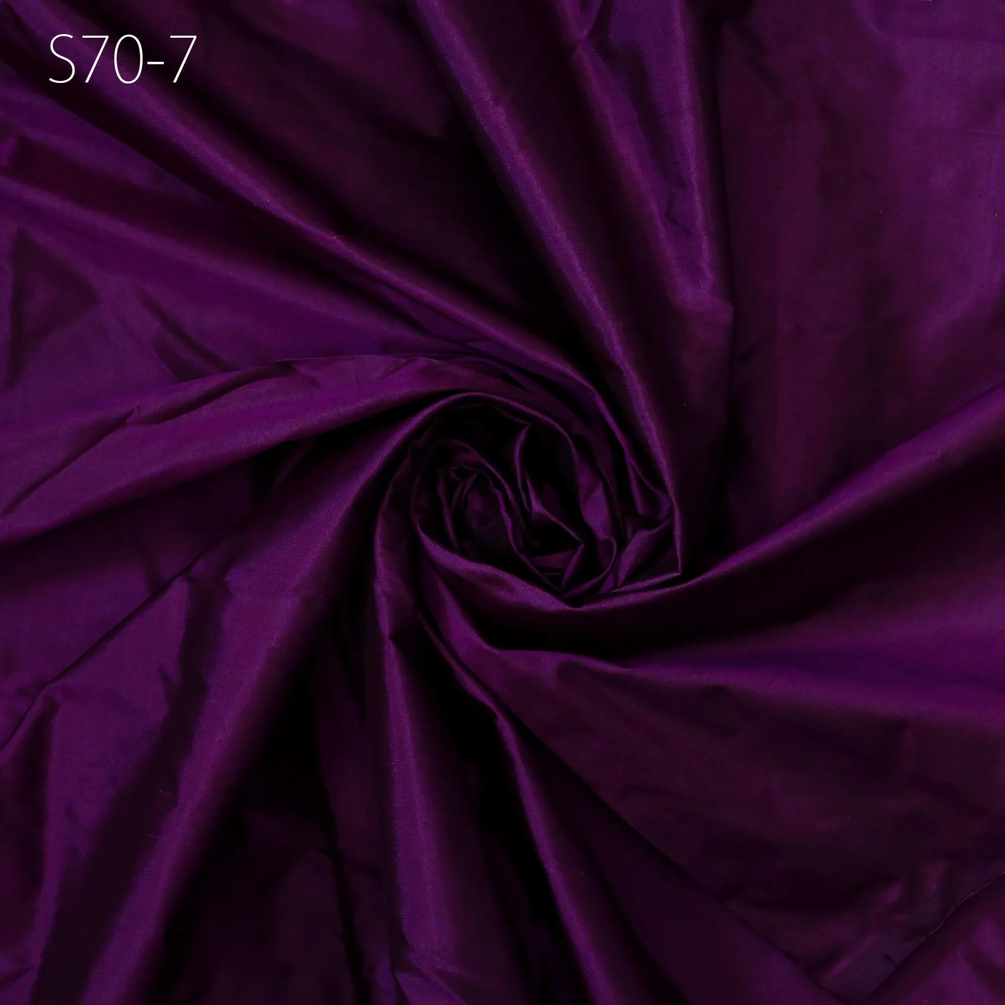 80gsm Iridescent Violet Black Indian Pure Silk Fabric by the yard Soft Silk Curtains Scarf Costume Apparels Wedding Evening Dresses Dolls