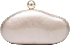 Acrylic Pearl Clutch Purses for Women Trendy Acrylic Evening Handbag Y2k Crossbody Purse Evening Clutch for Wedding Party