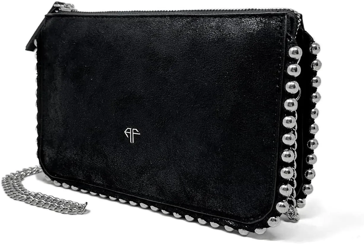 AFKOMST Small Clutch Purse and Wristlet Wallet for Women Formal Evening Bag with Crossbody Chain Strap