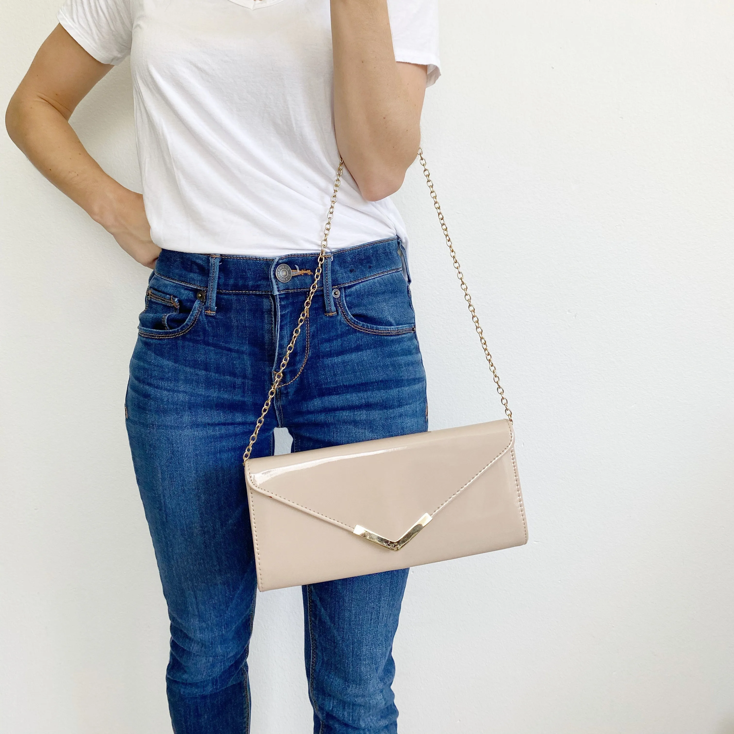 ALDO Patent Leather Formal Clutch