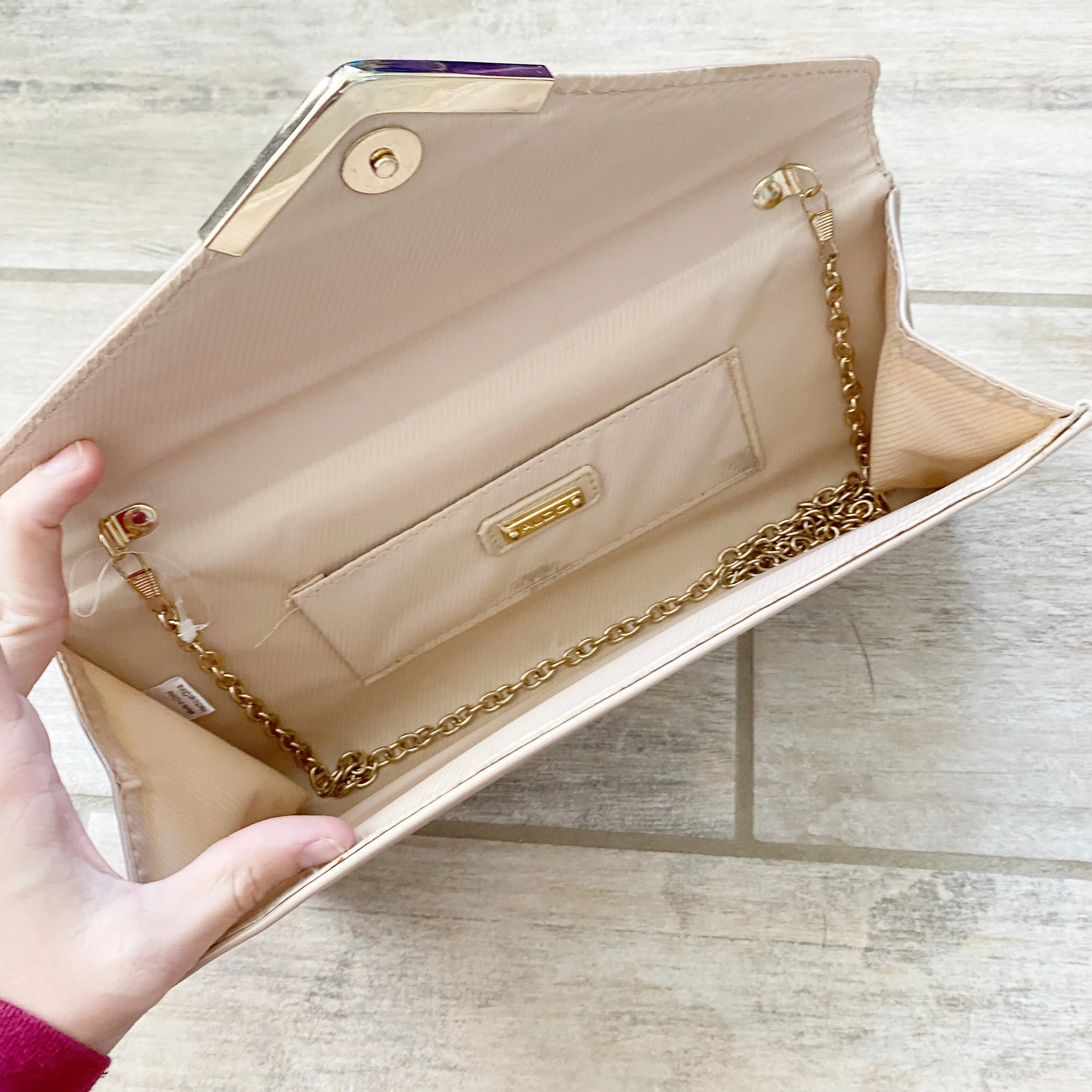 ALDO Patent Leather Formal Clutch