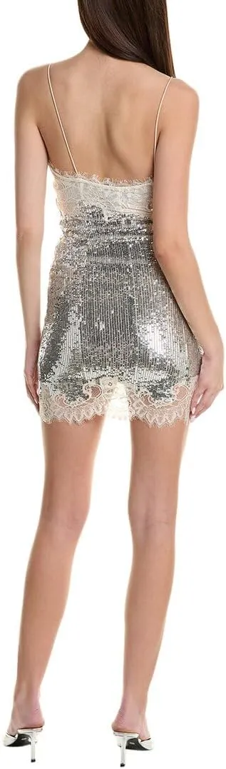 alice   olivia Harley Sequin Mini Slip Dress
