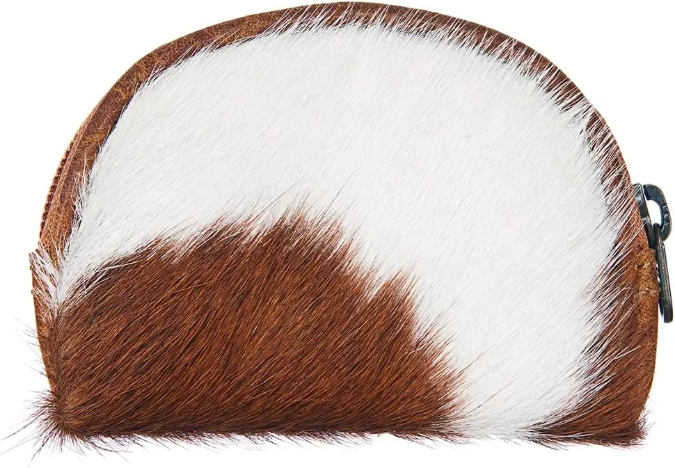 American Darling Coin Purse Hair On Genuine Leather Women Bag Western Handbag Purse