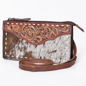 American Darling Hair On with Tooled Yoke Crossbody Bag