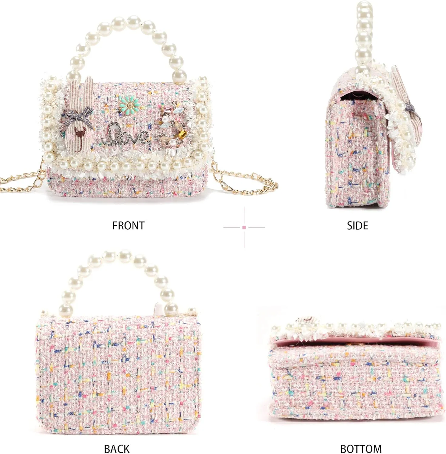 AO ALI VICTORY Toddler Gifts Kids Purse for Little Girls Mini Girl's Handbag Shoulder Crossbody Bag