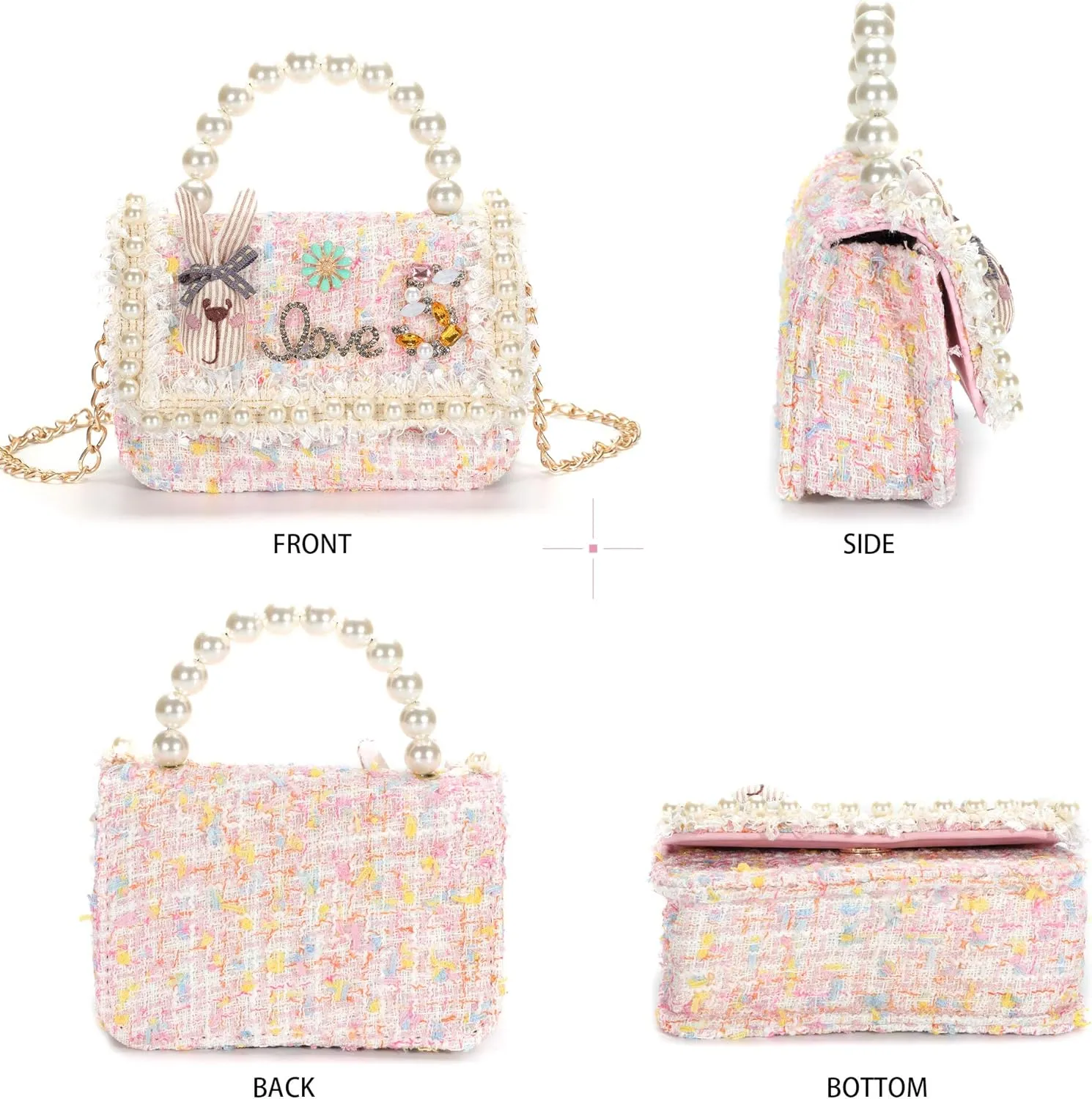 AO ALI VICTORY Toddler Gifts Kids Purse for Little Girls Mini Girl's Handbag Shoulder Crossbody Bag