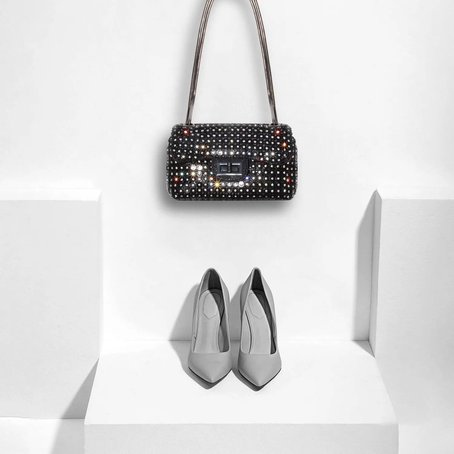 AOYUNHUI Hand Bags Purses for Women Rhinestone Bag Clutch Purses Party Wedding