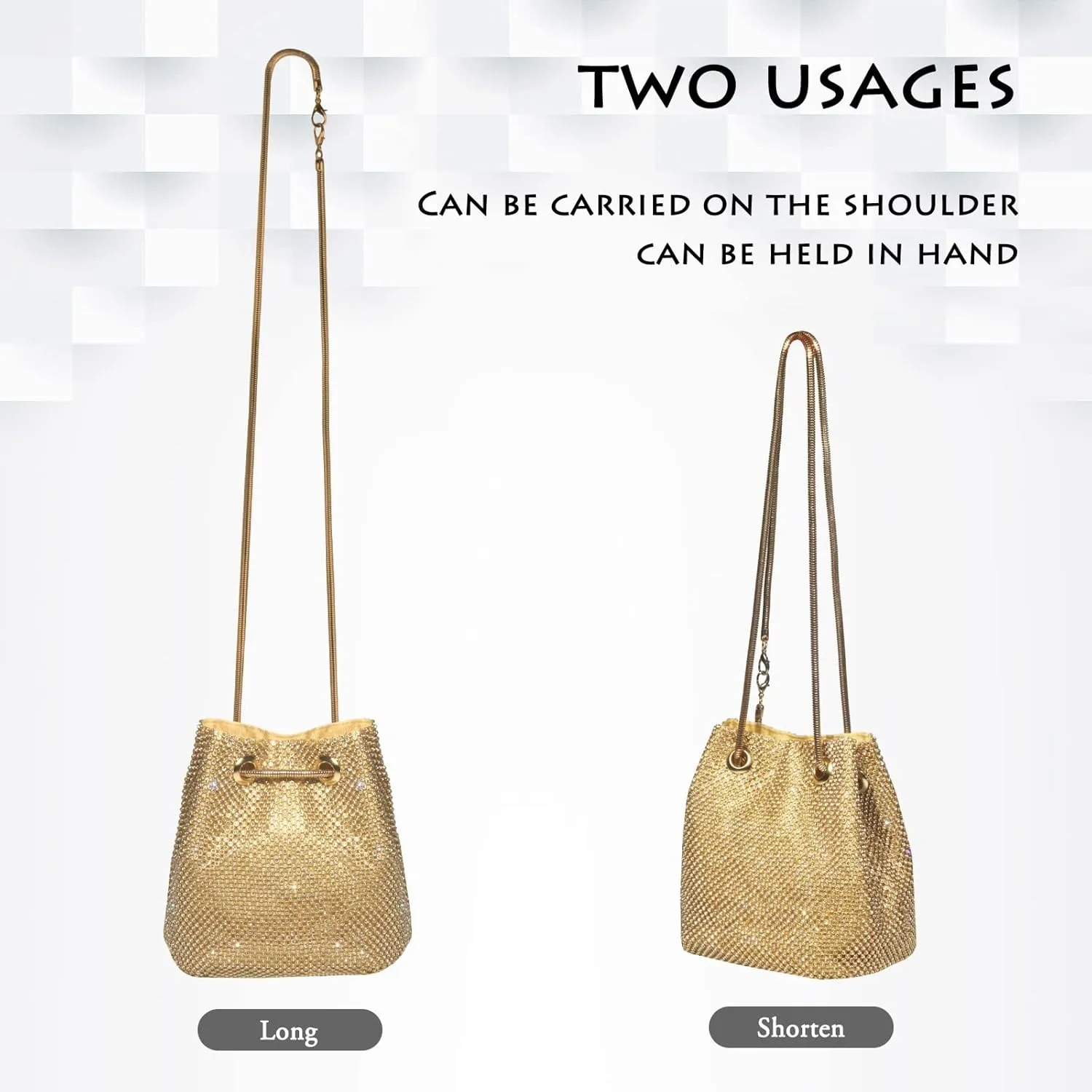 AOYUNHUI Hand Bags Purses for Women Rhinestone Bag Clutch Purses Party Wedding
