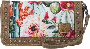 ARIAT Women's Floral Cruiser Clutch Handbag, Multicolored, One Size
