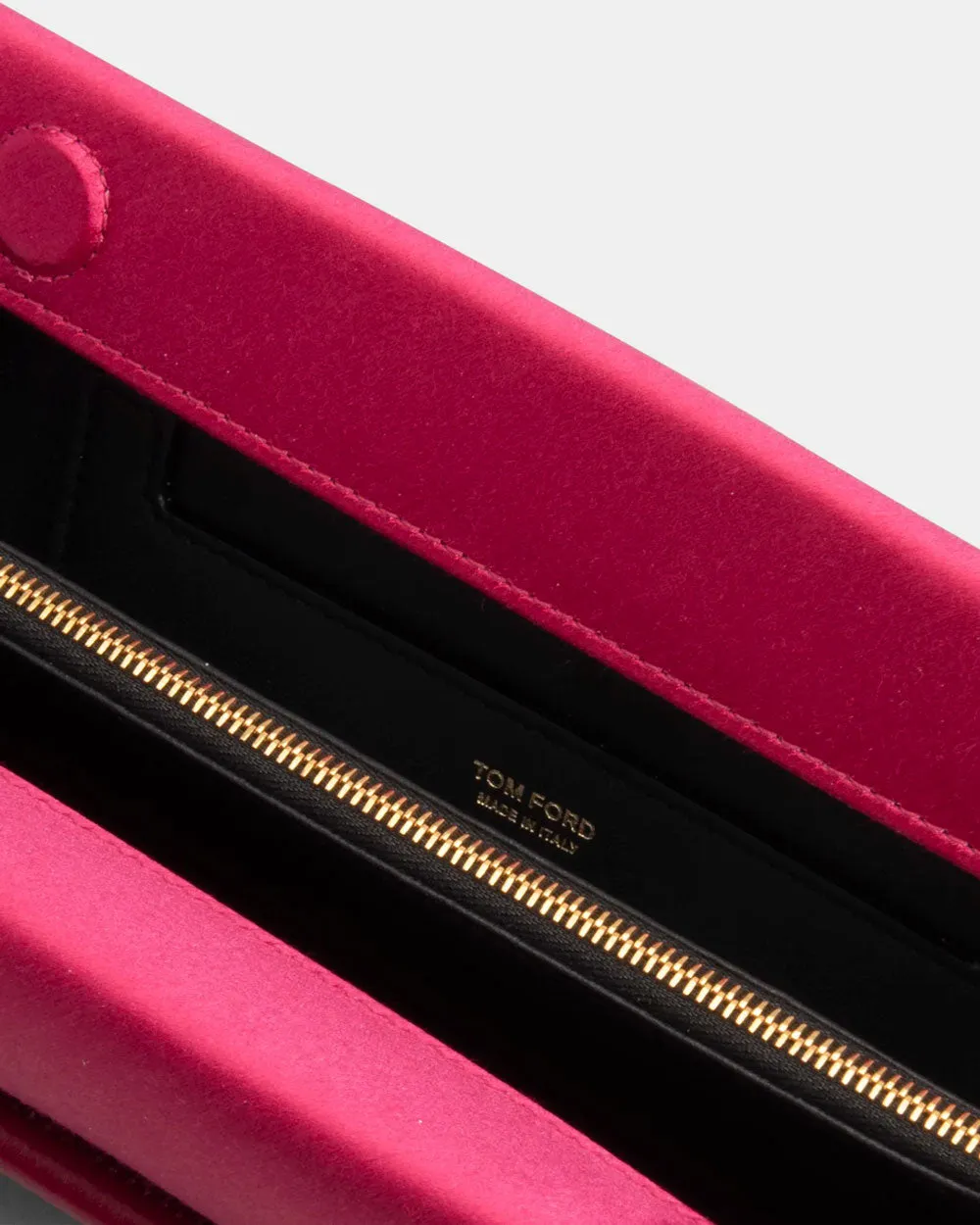 Ava Satin Clutch in Crimson Pink