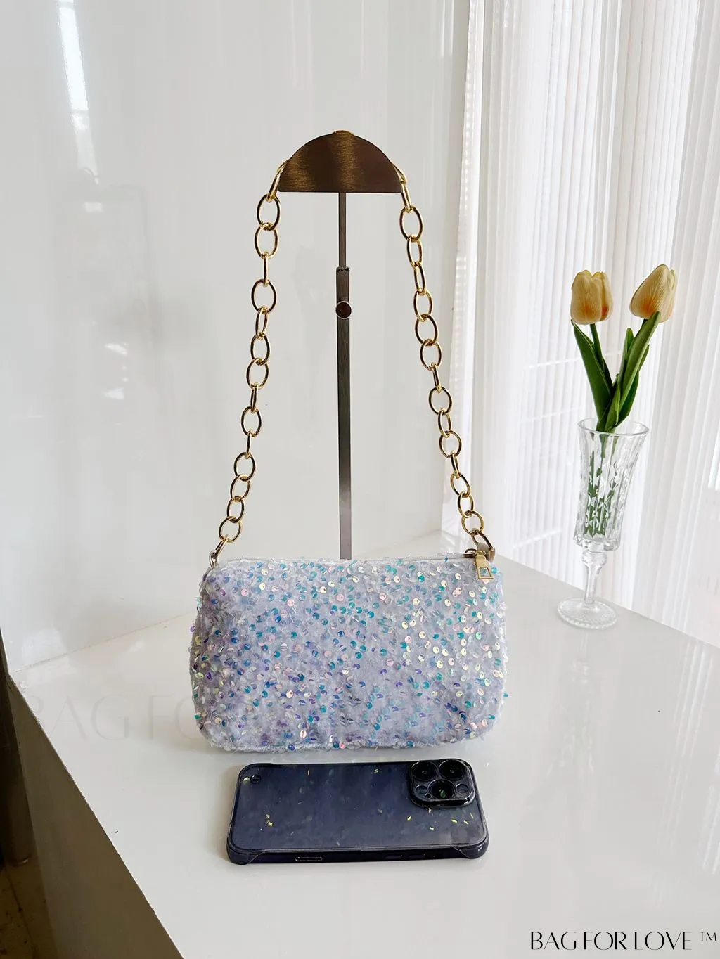 BagForLove - Stylish Sequin-Adorned Evening Bag for a Fashion-Forward Look