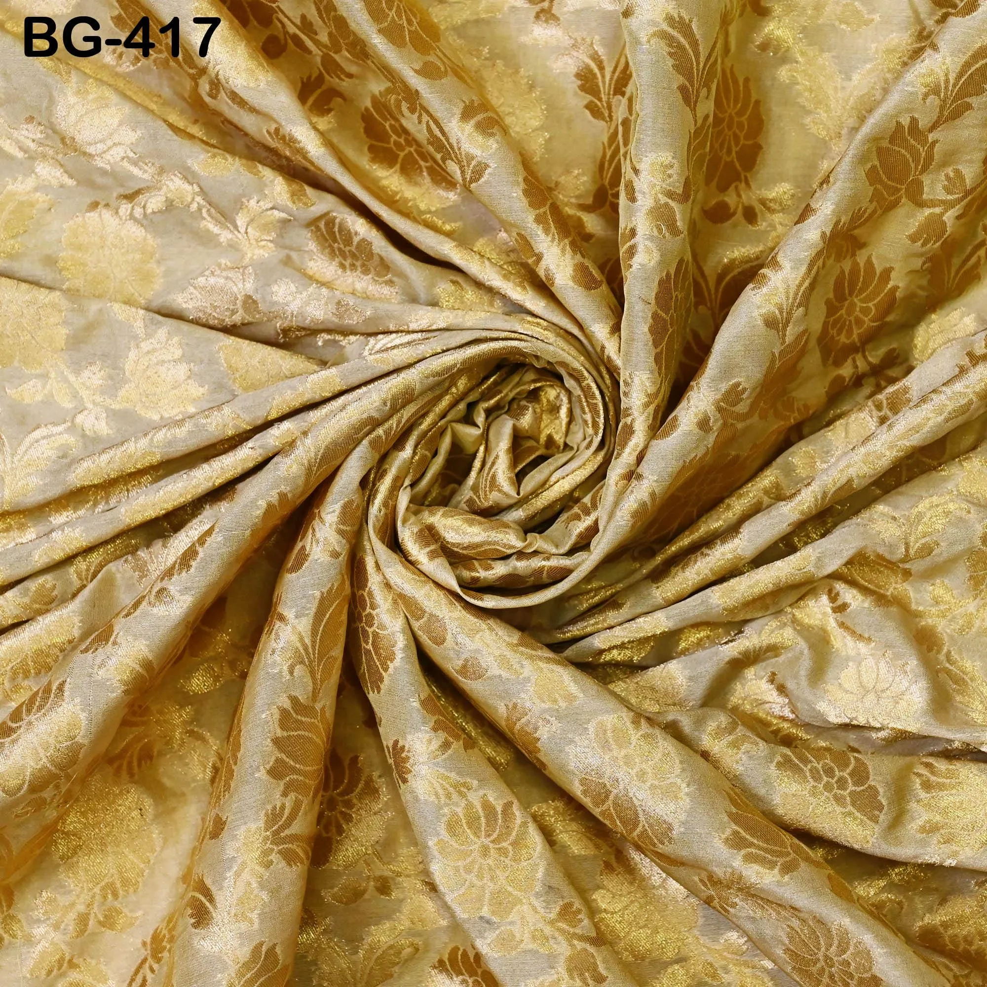 Beige Brocade Fabric by the Yard Blended Indian Wedding Dresses Brides Mother Full Length Coats Cropped Jacket Theatrical Historic Costumes