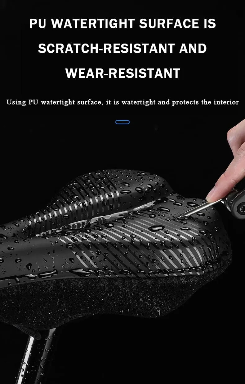 Bike Seat Cushion for Diamondback Bicycles Union 2 Century Century 6C Carbon Clutch, Memory Foam & Gel Padded Cover Bicycle Seat for Men Women Shock-Absorbing Comfort Bike Seat Pad,B