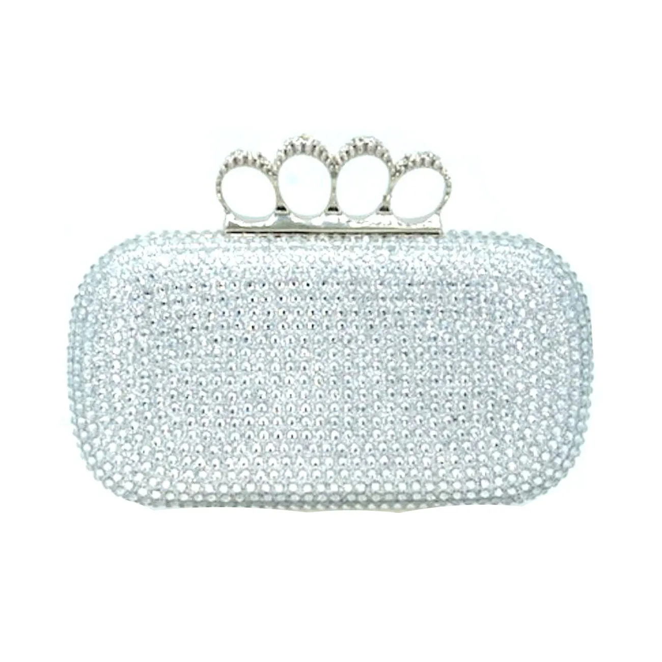 Bling Gold Rhinestone Evening Clutch Case Bag