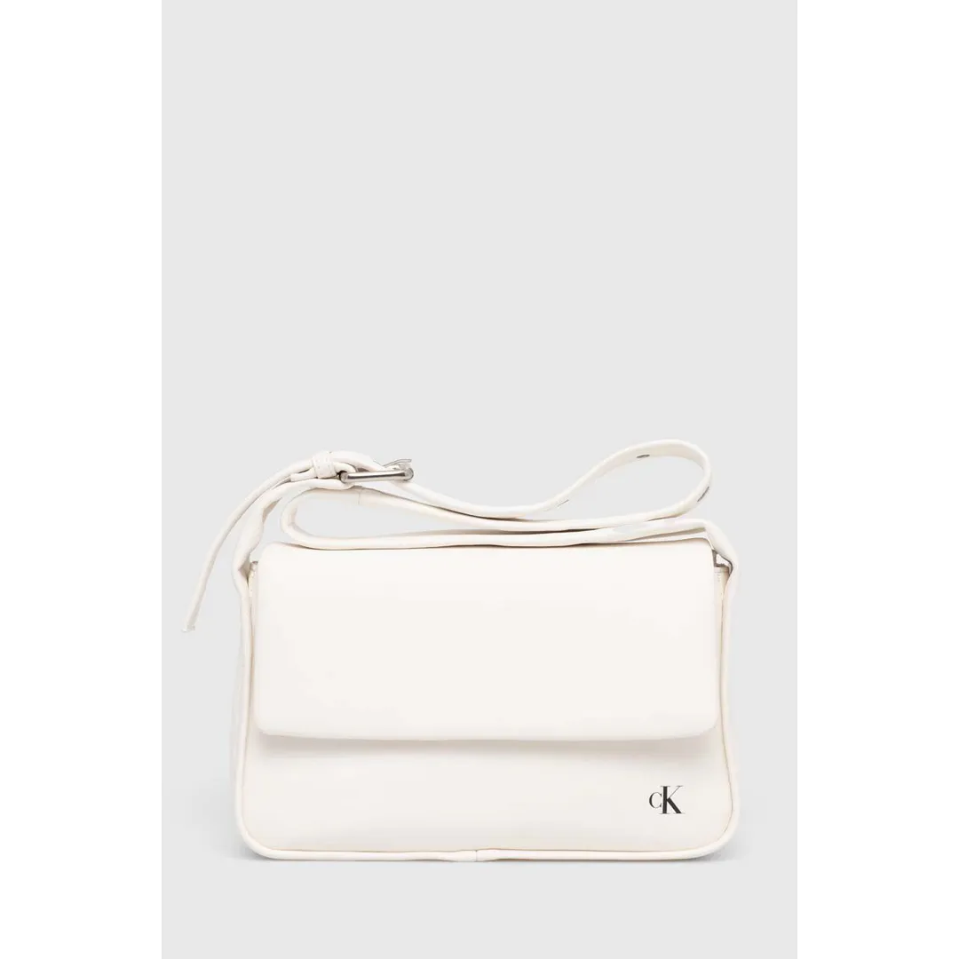 BLOCK FLAP SHOULDERBAG25 PU