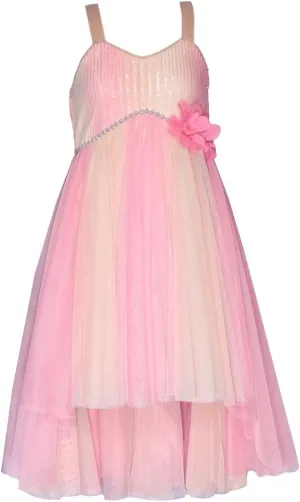 Bonnie Jean Girls 7-16 Sequin Bodice Ombre Mesh Ballgown
