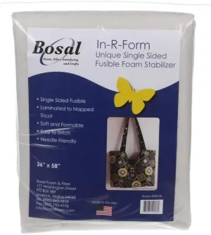 Bosal in-R-Form Single Sided Fusible Foam Stabilizer Off White 58i
