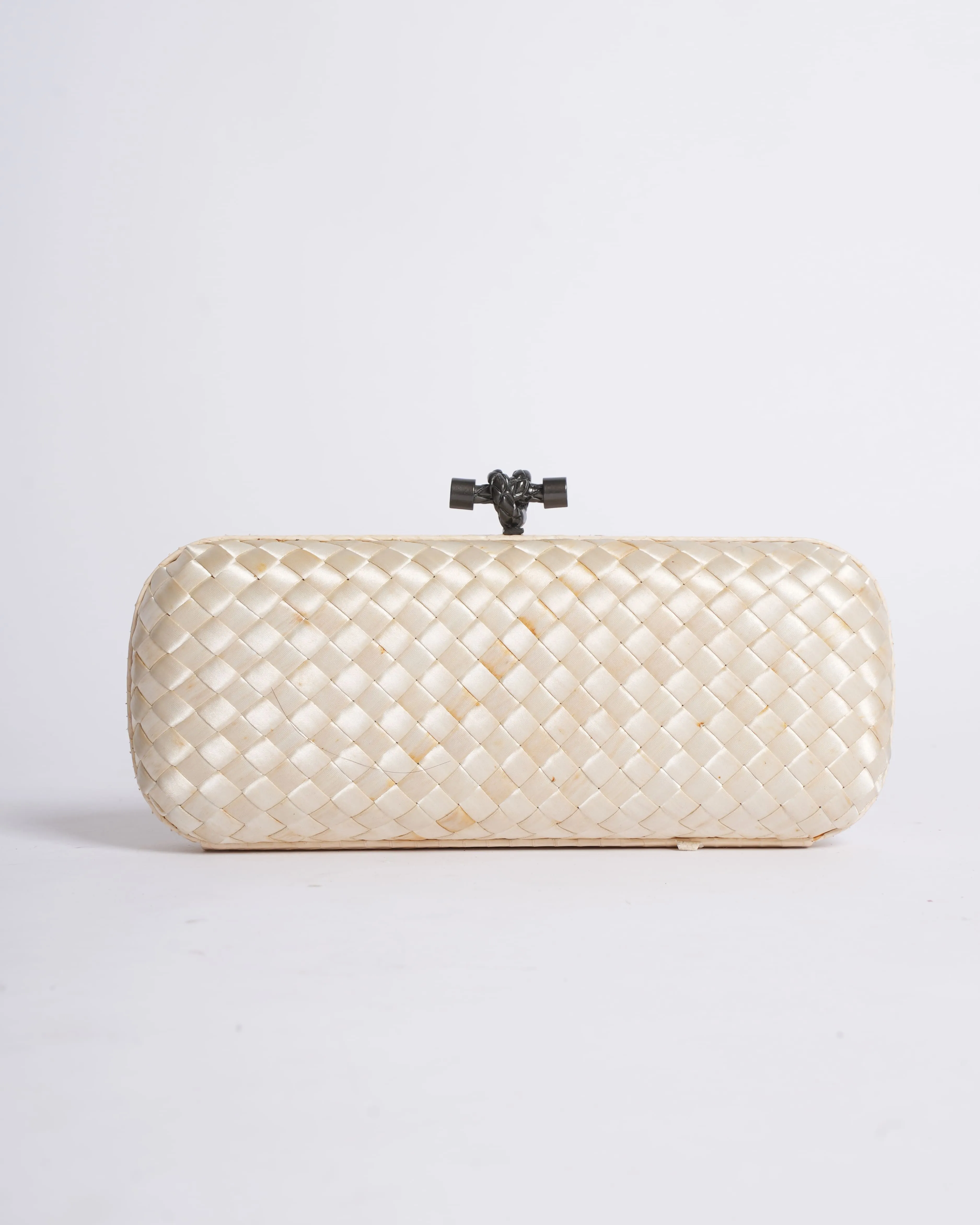 Bottega Veneta Satin Clutch