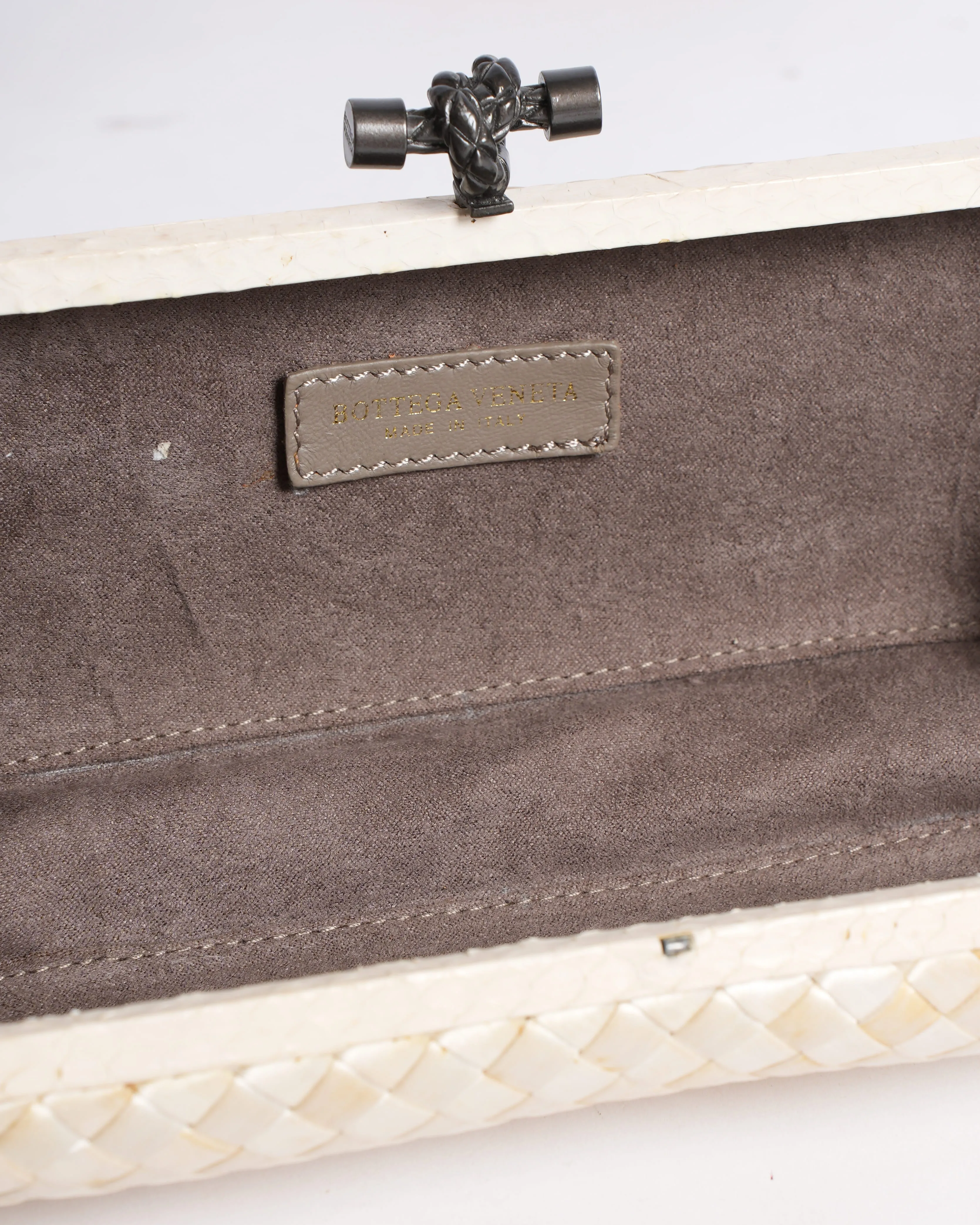 Bottega Veneta Satin Clutch