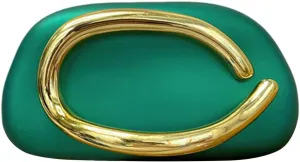 Box Clutch Purses for Women,Shell Evening Bag Gold Metal Handle PU Leather Clutch Chain Crossbody for Wedding 2025