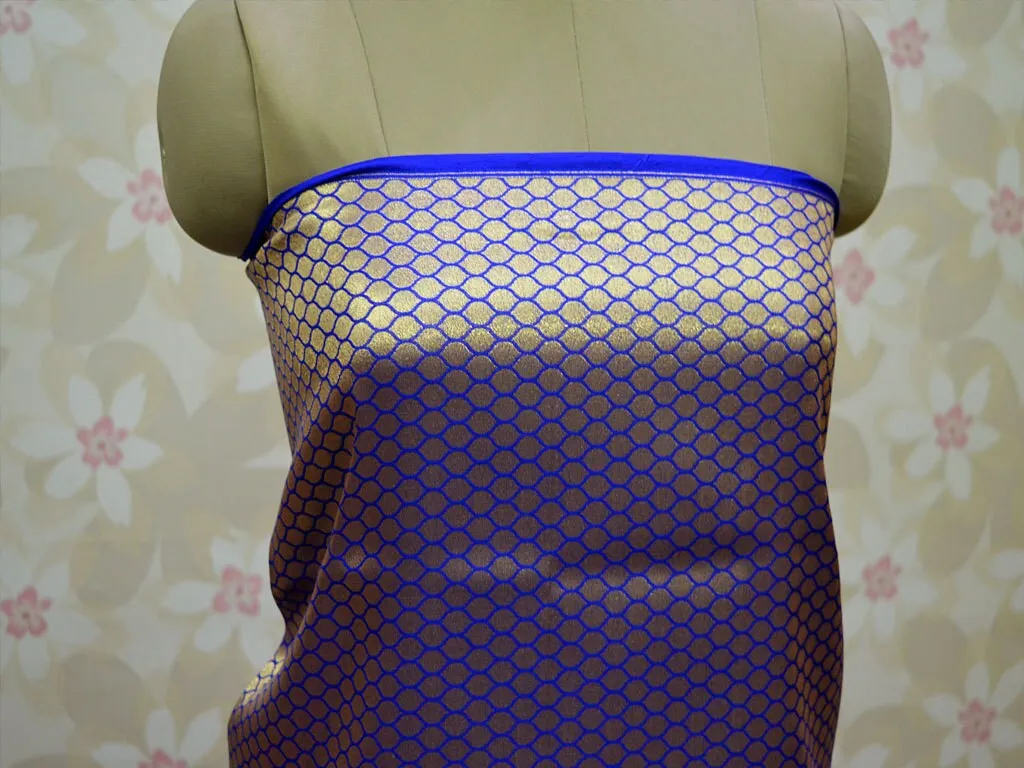 Bridal Wedding Dress Brocade by the yard Indian Brocade fabric Banarasi fabric crafting Dress Material Curtain Cushion Cover Making Fabric