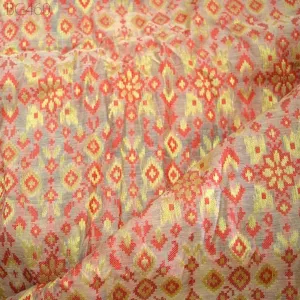 Bridesmaid Wedding Dress brocade by the Yard Fabric Banarasi Indian Chanderi Silk Home Furnishing Curtains Cushion Cover Banaras Brocade
