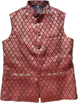 Brocade Silk Jacket Vest, Classic Formal Wear, Dressy Outerwear, Evening Wear Jackets, Trendy Formal Attire