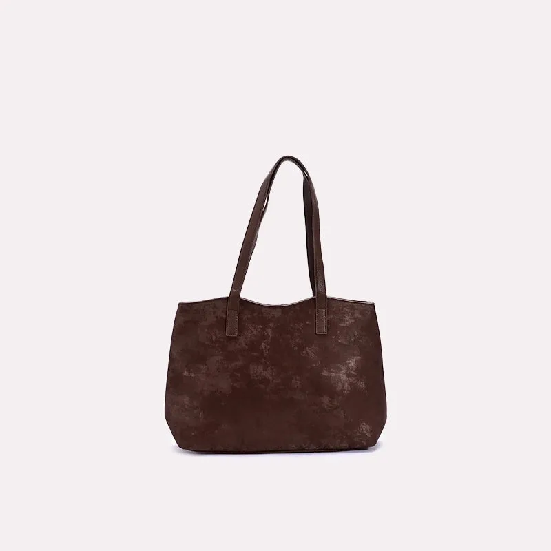 Brown Casual Shoulder Bags 0331314