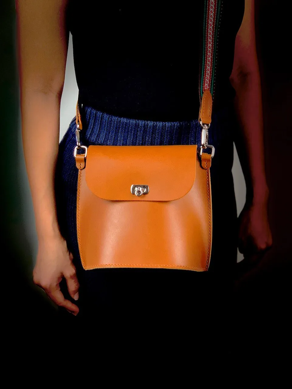 Bucket Shoulder Bag - Handcrafted by J Tanner
