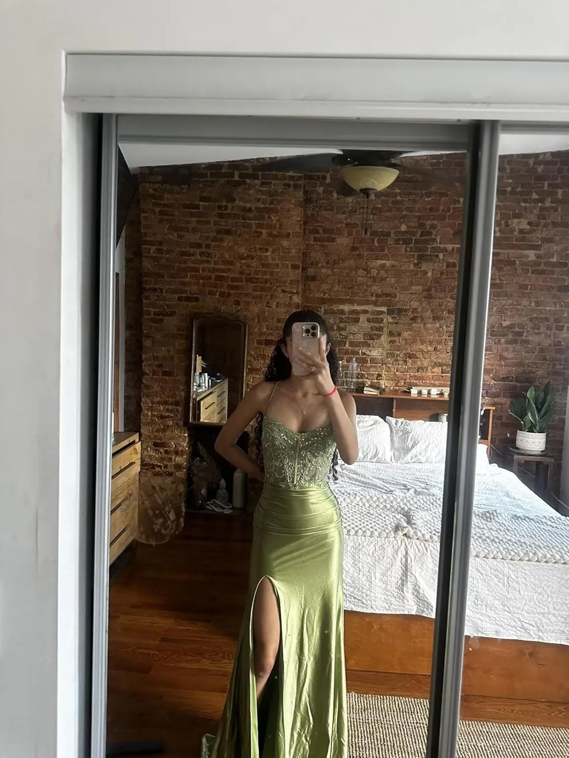 Cadoly Satin Mermaid Prom Dresses for Women 2025 Long Fitted Elegant Corset Formal Dresses and Evening Gown with Slit
