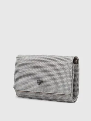 Caprese Delmi Medium Pewter Clutch