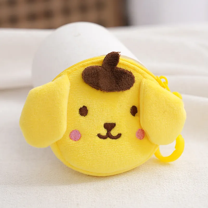 Cartoon Plush Big Ears Dog Gift Coin Purses