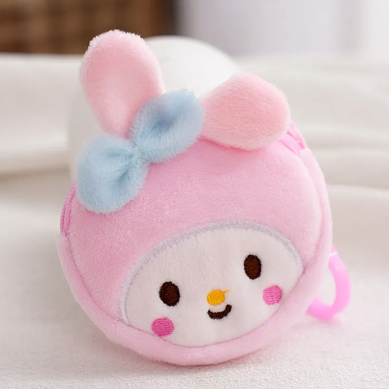 Cartoon Plush Big Ears Dog Gift Coin Purses