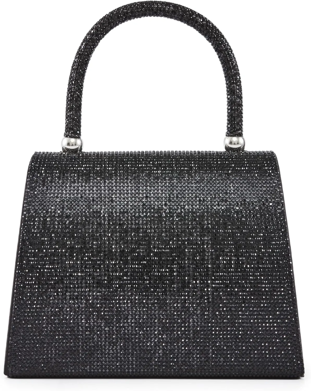 CELINA Rhinestone Covered Bow Detail Evening Clutch Bag