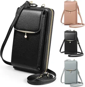Cell Phone Purse Crossbody Bag with Card Slots for Women Compatible for iPhone 16 Pro Max/Galaxy S25 Ultra S25  S24 FE