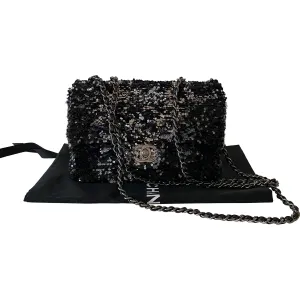 Chanel 2019 Classic Sequin Flap Bag