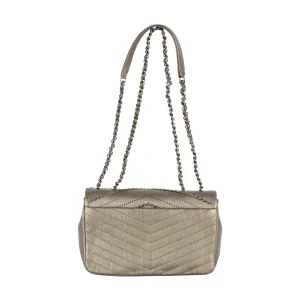 CHANEL Chanel Embelished 'Chain Sequins' Chevron Flap Bag